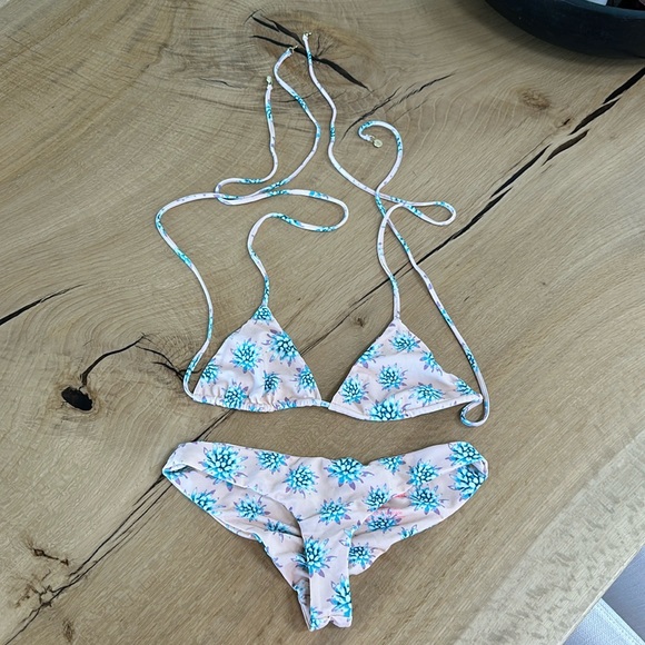 Tori Praver Bikini - Pink & Blue - S - Picture 2 of 10